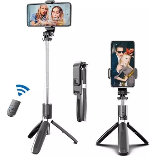 Wireless Bluetooth Selfie Stick Tripod Foldable Tripod Monopods Universal for SmartPhones For Gopro Sports Action Camera