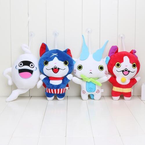 Yo-kai Yokai Watch Plush Toy 20cm Kawaii Youkai Watch Jibanyan Komasan Whisper Plush Stuffed Animals Toys Doll for Kids Children