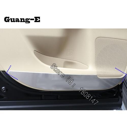 For Toyota Highlander 2018 2019 2020 Car Sticker Front Inside Door Audio Speak Sound Cover Ring Case Lamp Trim Hoods 4pcs