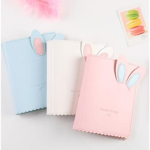 3 Inch Cute Rabbit 64 Pocket Photo Album For Polaroid & Fujifilm Instax Mini 11 9 8 7s Photo Paper Film /Name Card/Nail Stickers