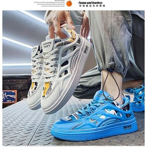 Platform Sneakers for Men Breathable Casual Walking Sports Running Shoes Outdoor Travel Fitness Sneakers Male Vulcanized Shoes