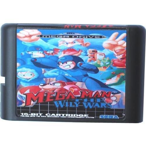 Mega Man The Wily Wars 16 bit MD Game Card For Sega Mega Drive For Genesis