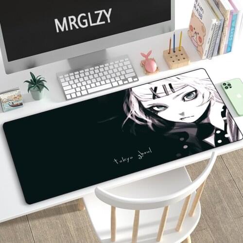 MRGLZY Drop Shipping Tokyo Ghoul Large Mouse Pad JUZO SUZUYA MousePad Computer Gaming Peripheral Accessories Multi-size Desk Mat