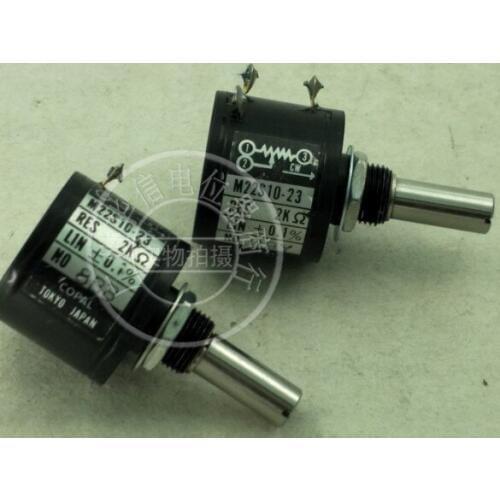 Used JAPAN ± 0.1% multi-coil potentiometer switch COPAL M22S10-23 2K
