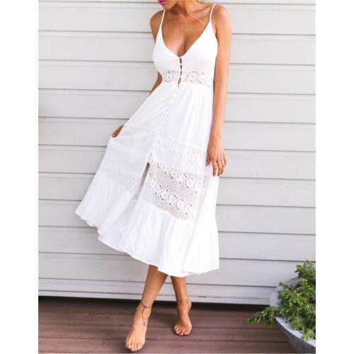 Bikini Cover Up Lace Hollow Crochet Swimsuit Beach Dress Women 2019 Summer Ladies Cover-Ups Bathing Suit Beach Wear Tunic Sexy