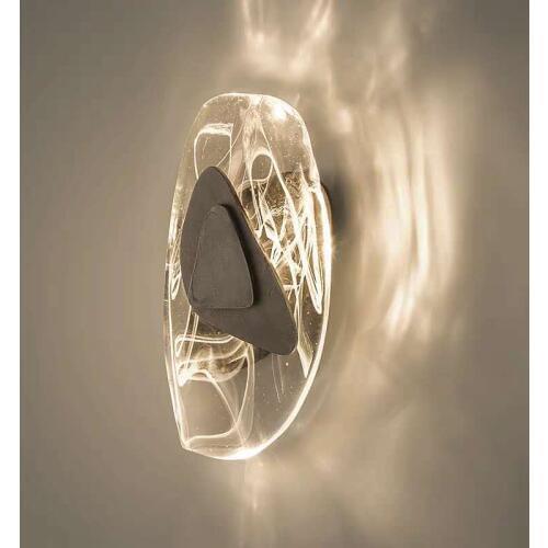 New Style Clear Crystal LED Wall Lamp Living room Wall Decoration Bedside Atmosphere Wall Light Corridor Lamp Surface Mount 220V