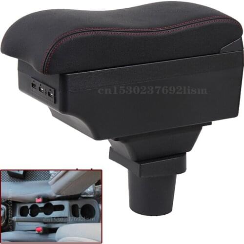 For Opel corsa armrest box central Store content Storage box with USB LED interface 2020