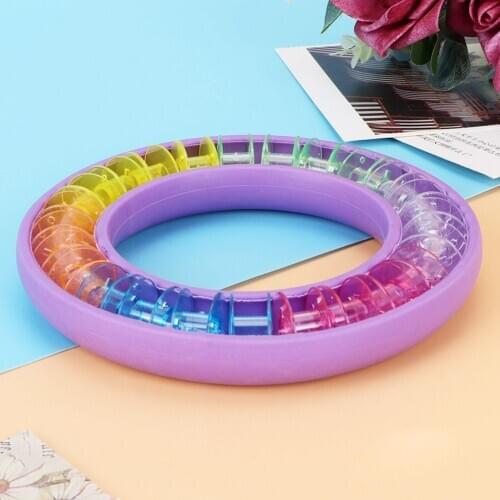 DIY Portable Bobbin Holder Silicone Round Sewing Needles Storage Box Rubber Ring Sewing Tools Handicraft Drawer Organizer