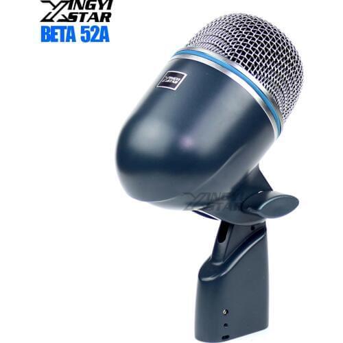 Professional Stage Bass Kick Drum Microphone Dynamic Mic For BETA 52A 52 BETA52A Studio Percussion Musical Instruments Saxophone