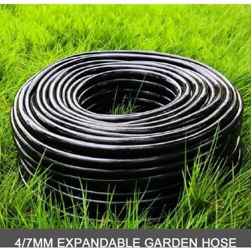 50M Garden Hose Rubber Expandable Garden Hose Flexible Water Hose Premium Rubber Garden Hose 4/7mm Garden Watering Accessories