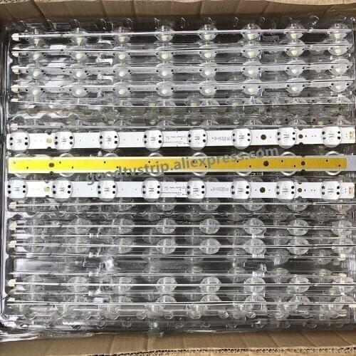 LED Backlight strip 8 lamp For LG 43"TV 43UK6500 43UK6750 SSC_Trident_43UK65_S SVL430A62 LGD43062 HC430DQG-SLUR-A14X EAV63992501