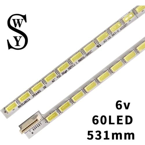 100% new 531mm LED 60 LEDs for LG 42 "V12 edge 6920L-0001C 6922L-0016A 6916L-1113A 6916L01113A 42LM620T LC420EUE-SEF1