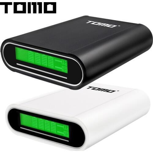 USB Li-ion Intelligent Battery Charger Portable LCD Smart DIY Mobile Power Bank Case Support 4 x 18650 Batteries for Smartphone