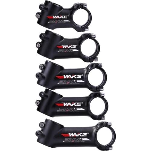 WAKE 31.8x60/70/80/90/100mm Bicycle Stem 25 Degree Bike Handlebar Stem Mountain Road Cycling Parts Bicycle Accessories New
