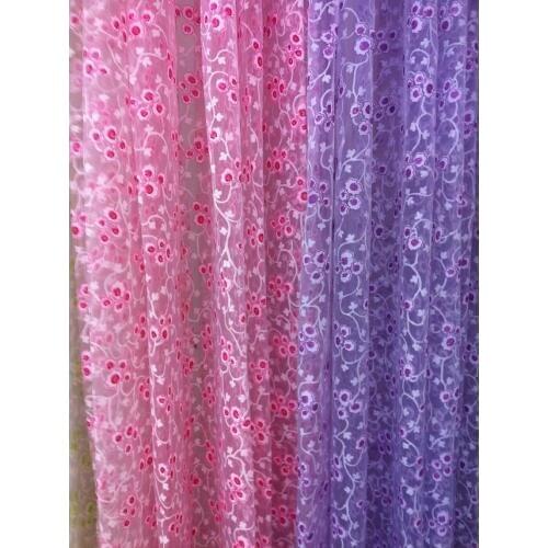 CS 112 Hot sale tulle for windows Jacquard embroidered volie sheer Curtain fabrics for living room the bedroom blinds panel