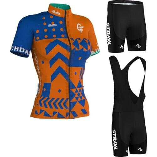 STRAVA 2021 Bicycle uniform woman cycling clothing ladies mtb racing bike outfit mallot ciclismo mujer verano female cycle wear