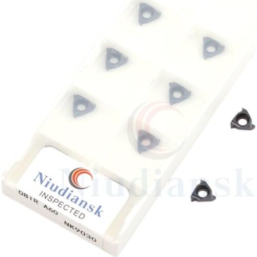 06IR A55 NK9030 06IR A60 NK3030 CNC Lathe Tools 08IR A55 NK3030 08IR A60 NK9030 Thread Turning Tool Carbide Inserts Thread Blade