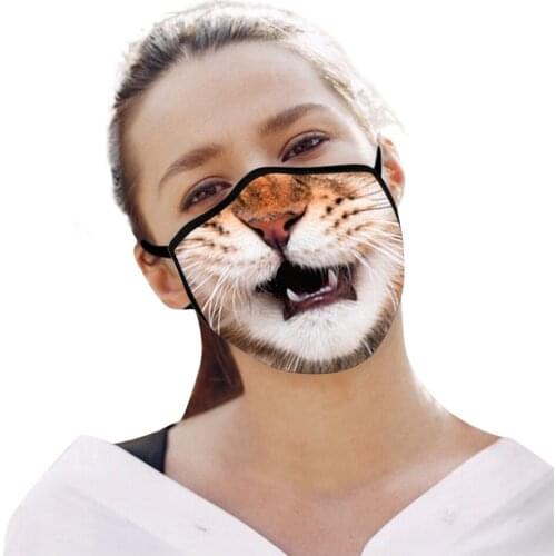 1pc Funny Reusable Mouth Face Mask Unisex Cartoons Halloween Cosplay Mascara Anime Masks Covers Fashion Mouths Mascara Маски