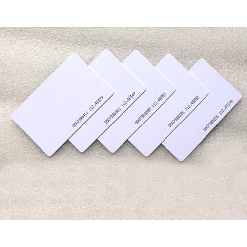 100pcs RFID Cards 125KHz EM4100 TK4100 Smart Card Proximity RFID Tag for Access control