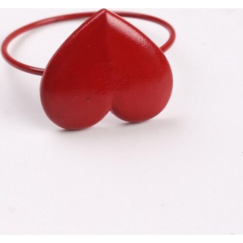 12/PCSWedding red lips love napkin ring table cloth buckle