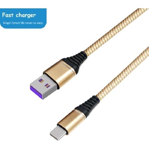 5A Fast Charger Data Cable USB Type C Micro Wire Cord For Samsung Huawei Xiaomi Note Tablet Android USB Phone Cables