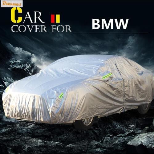 Buildreamen2 Car Cover Anti-UV Sun Shade Snow Rain Scratch Dust Protector Cover Waterproof For BMW 1 Series 123 125i 130i 135i
