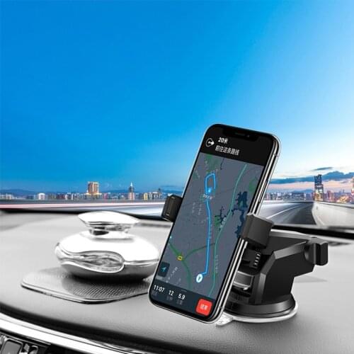 360 Degrees Car Phone Holder Universal Smart phone Stands Car Rack Dashboard Phone Holder In Car for Auto Grip Phone Fixed Brack