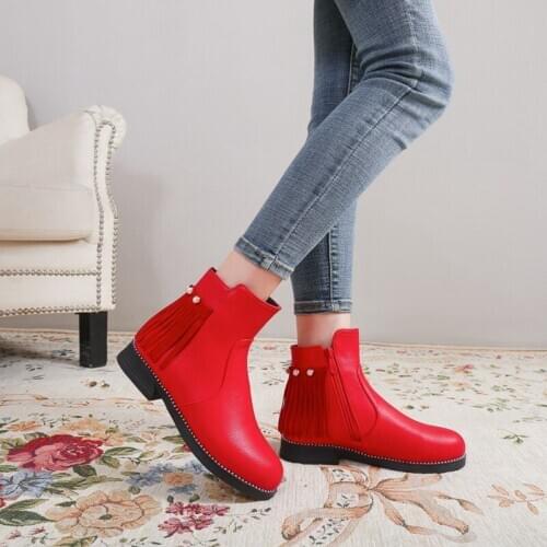Ankle Boots Warm Fashion Riding boots Children Winter Girls Snow Boots PU Leather Zip Bow-knot Sweet women shoe size 28-39 711