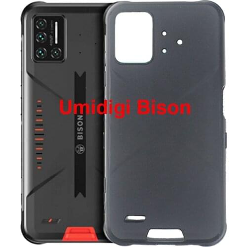 Soft Black TPU Case For Umidigi Bison Silicone Casa Ultra Thin Phone Shell Bumper Fundas Coque For Umidigi Bison 6.3" Back Cover