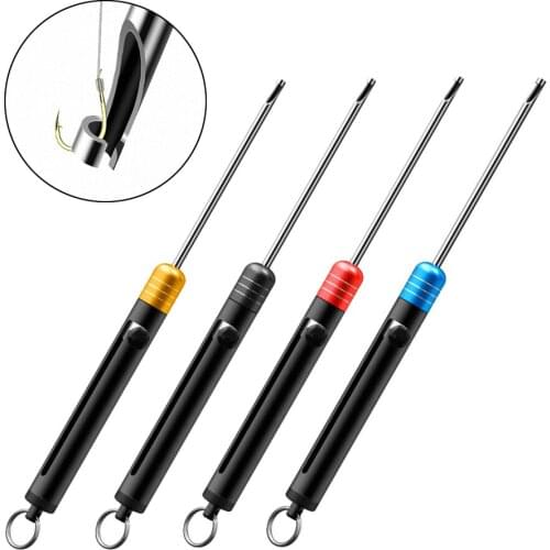 Quality Stainless Steel Fishing Hook Remover Safety Decoupler Extractor Fishhook Disgorger with Aluminum Handle Fishing Tackle