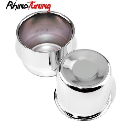 1pc 4.25in Car Wheel Push Through Center Caps Hub Alloy Bearing Cover Fit for 4.25" Trailer/Truck Rims Center Bore 3.66" Tall