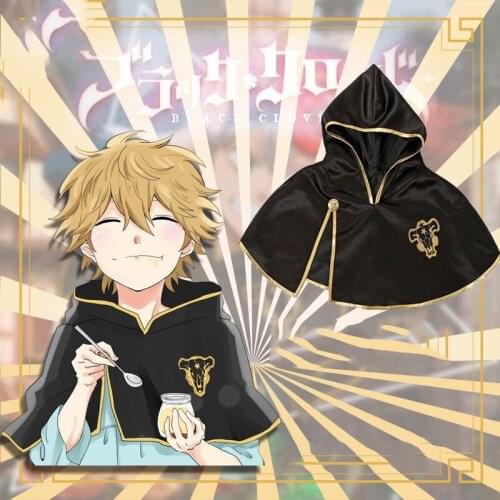 Action Anime Black Clover Asta Cosplay Clothing Role Play Cape Yami Black Bull Squad Of Magic Knights Emblem Hair Band Cos Cloth