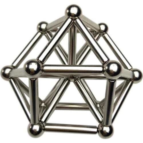 Magnetic Sticks Beads DIY Building Blocks Stress Relief Educational Kids Toy