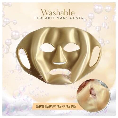 Moisture Lock Reusable Mask Cover Face Mask for the Face Sheet Mask Anti-off Mask Ear Fixed Prevent Essence Evaporating Reusable