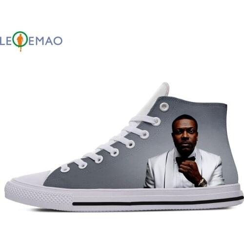 Custom Spring Autumn Canvas Shoes Chris Tucker High Quality Handiness Flats Mens Casual Shoes Comfortable Big White Zapatillas