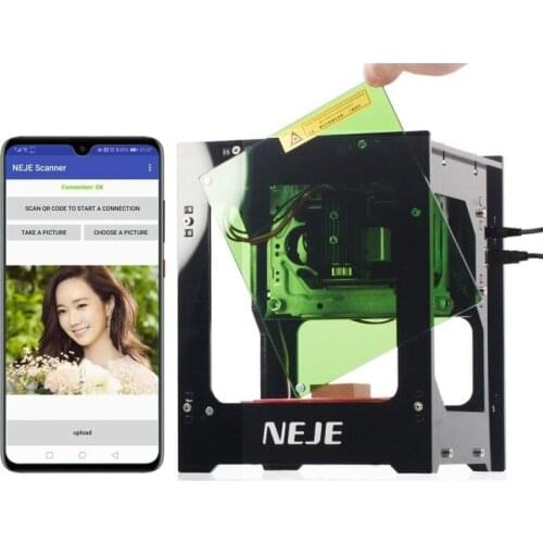 NEJE 3000mW 445nm Mini Laser Engraving Machine NEJE DK-8-KZ Engraving Laser Wood Machine