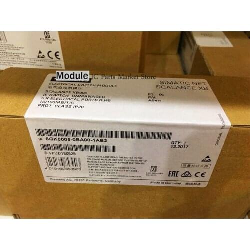 New 6GK5005-0BA00-1AB2 6GK5008-0BA10-1AB2 6GK7277-1AA10-0AA0 PLC module in stock