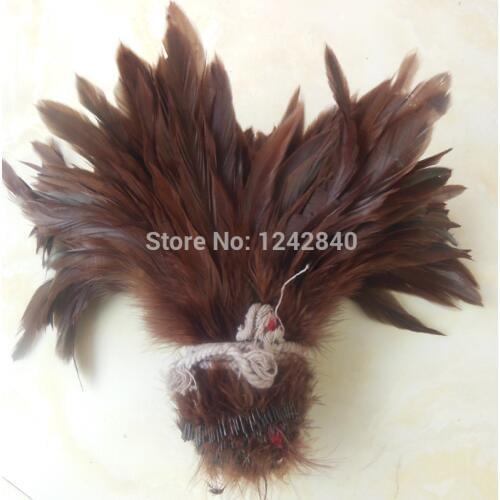 Wholesale 50pcs/lot natural brown Beautiful Rooster feathers 12.5-20cm/ 5-8