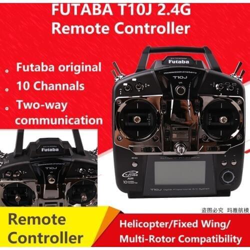 Original Futaba T10J 10J with R3008SB Receive 10 Channel 2.4GHz Radio System for RC Helicopt for R/C Model