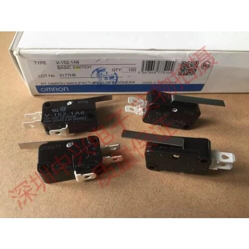 Original Japanese Omron limit switch micro switch v-152-1a6 large microswitch water heater switch