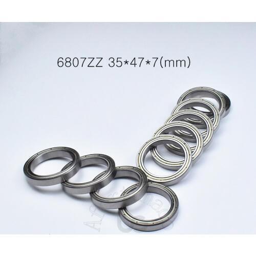 6807ZZ 35*47*7(mm) 1piece bearing ABEC-5 Metal sealed bearing 6807 6807Z 6807ZZ chrome steel bearings