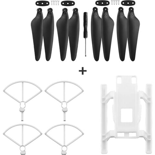 Propeller Guards Heightened Landing Gear for Hubsan Zino H117S Drone Gimbal Protection Quick Release Landing Gear Kit