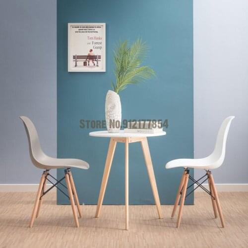 Transparent Chair Nordic Modern Simple Chair Creative Stool Desk Chair Office Chair Home Solid Wood Dining Chair
