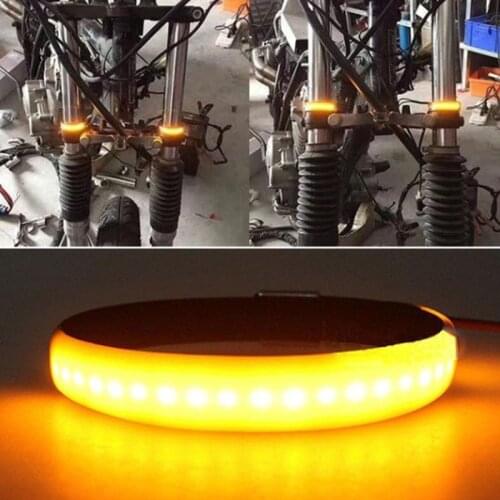 Motorcycle turn signal LED daily turn signal warning signal circular turn signal