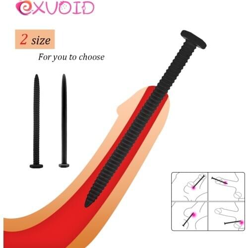 EXVOID Penis Plug Silicone Urethral Tube Horse Stimulate Masturbation for Men Male Penis Insert Device Sex Shop Sex Toys For Men