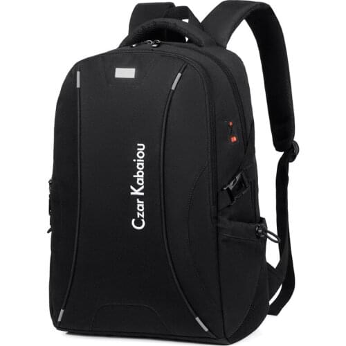 Large Capacity Backpack Men Laptop 15.6-17 Inch USB Charging Oxford Male Backpack School Bag for Boys Teen 2021