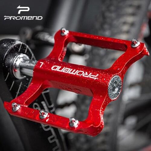 PROMEND High-speed Mountain Road Bicycle Pedal Accessories Ultra-Light MTB Bike Pedals CNC DU Bearing Waterproof Cycling Pedal