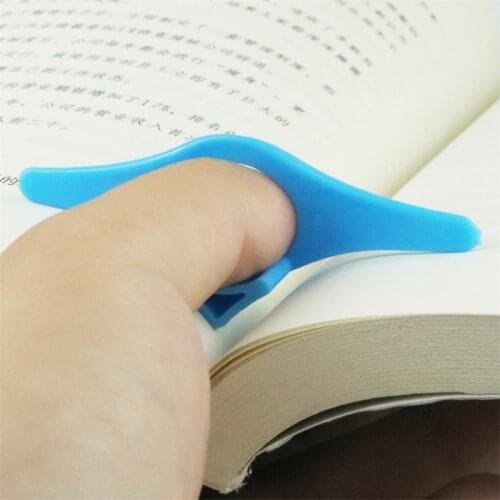 1pc Book Page Holder Thumb Bookmark PP Reading Accessories Gifts for Readers Bookmarks for Books