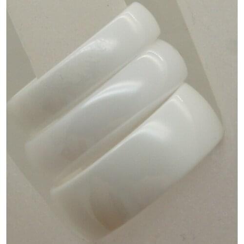 5mm width classic dome white hi-tech scratch proof ceramic ring 1pc