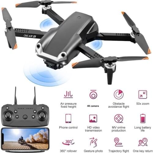 2021 New Mini Drone 4k HD Camera WiFi FPV RC Quadcopter Practice Drone Built-in Obstacle Avoidance Function Flight 15 Minutes